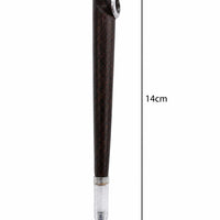 Dark ebony dokha pipe acrylic tip