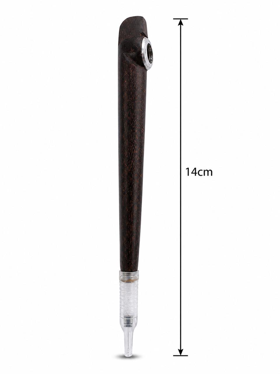 Dark ebony dokha pipe acrylic tip
