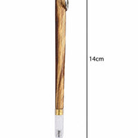 Tiger-grain dokha pipe silver ring