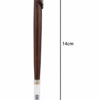 Rosewood dokha pipe gold accent tip
