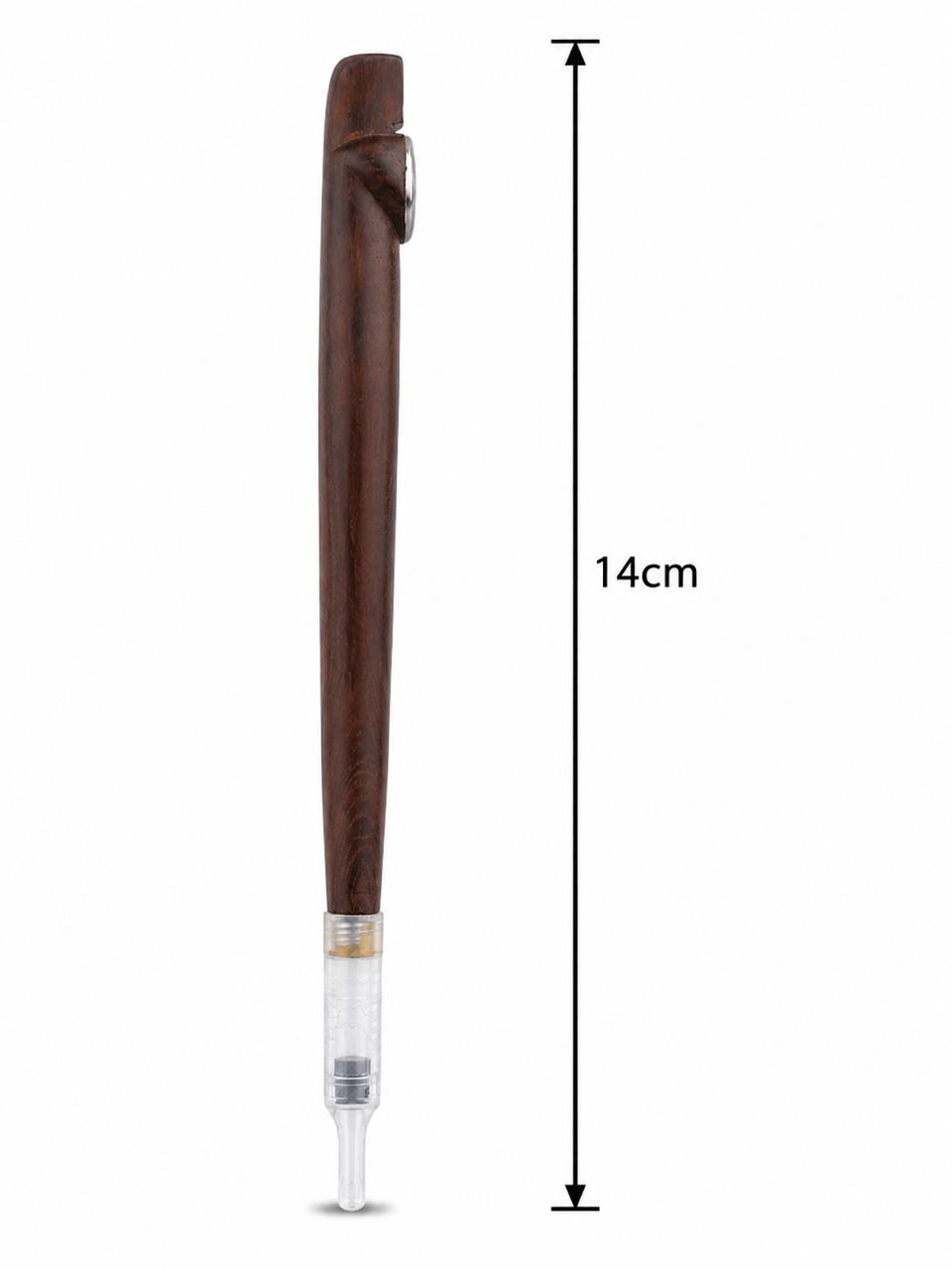 Rosewood dokha pipe gold accent tip