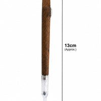 Wooden dokha pipe with detachable filter