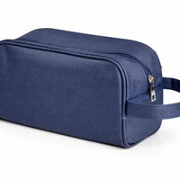 Blue leather medwakh pouch zip