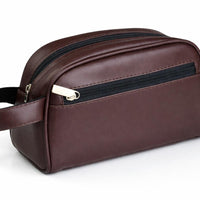 Elite dark brown leather medwakh pouch