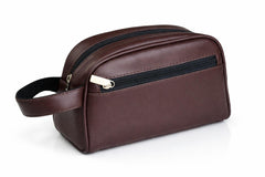 Elite dark brown leather medwakh pouch