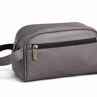 Modern executive grey leather medwakh pouch