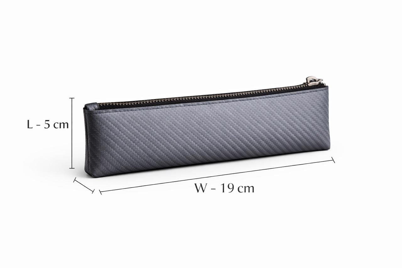 Sleek carbon-fibre slim medwakh pouch