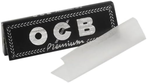 OCB rolling paper pack with a single sheet on a white background. Vape Dokha UAE