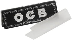 OCB rolling paper pack with a single sheet on a white background. Vape Dokha UAE