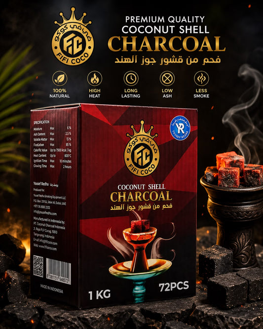 FIFI COCO coconut shell charcoal 1KG box