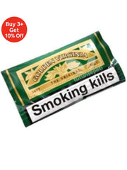 Pack of Golden Virginia rolling tobacco with 'Smoking kills' warning and promotional text on a white background | Vape Dokha UAE