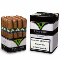 Pack of Vegueros cigars with a box on a white background .Vape Dokha UAE
