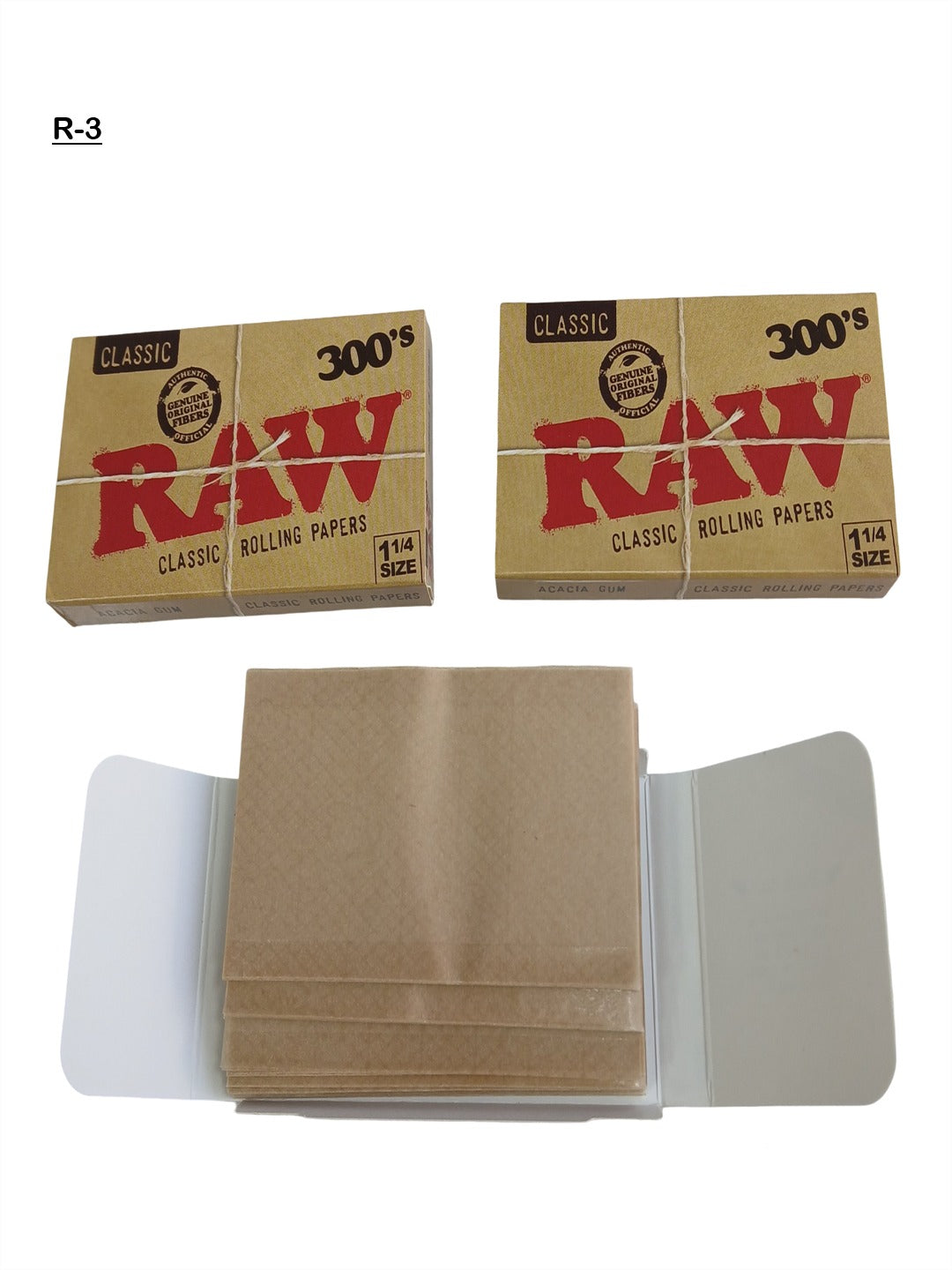 RAW_Classic_300's_1 1/4_Rolling_Papers_vape_dokha