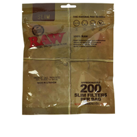 RAW_Natural_Unrefined_Cotton_Filters_Slim_200 Count_back_Vape_dokha