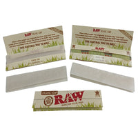 Raw organic hemp rolling paper packages on a white background.vape dokha uae