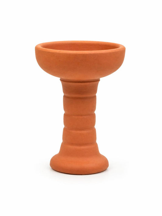 Clay terracotta handcrafted phunnel hookah bowl