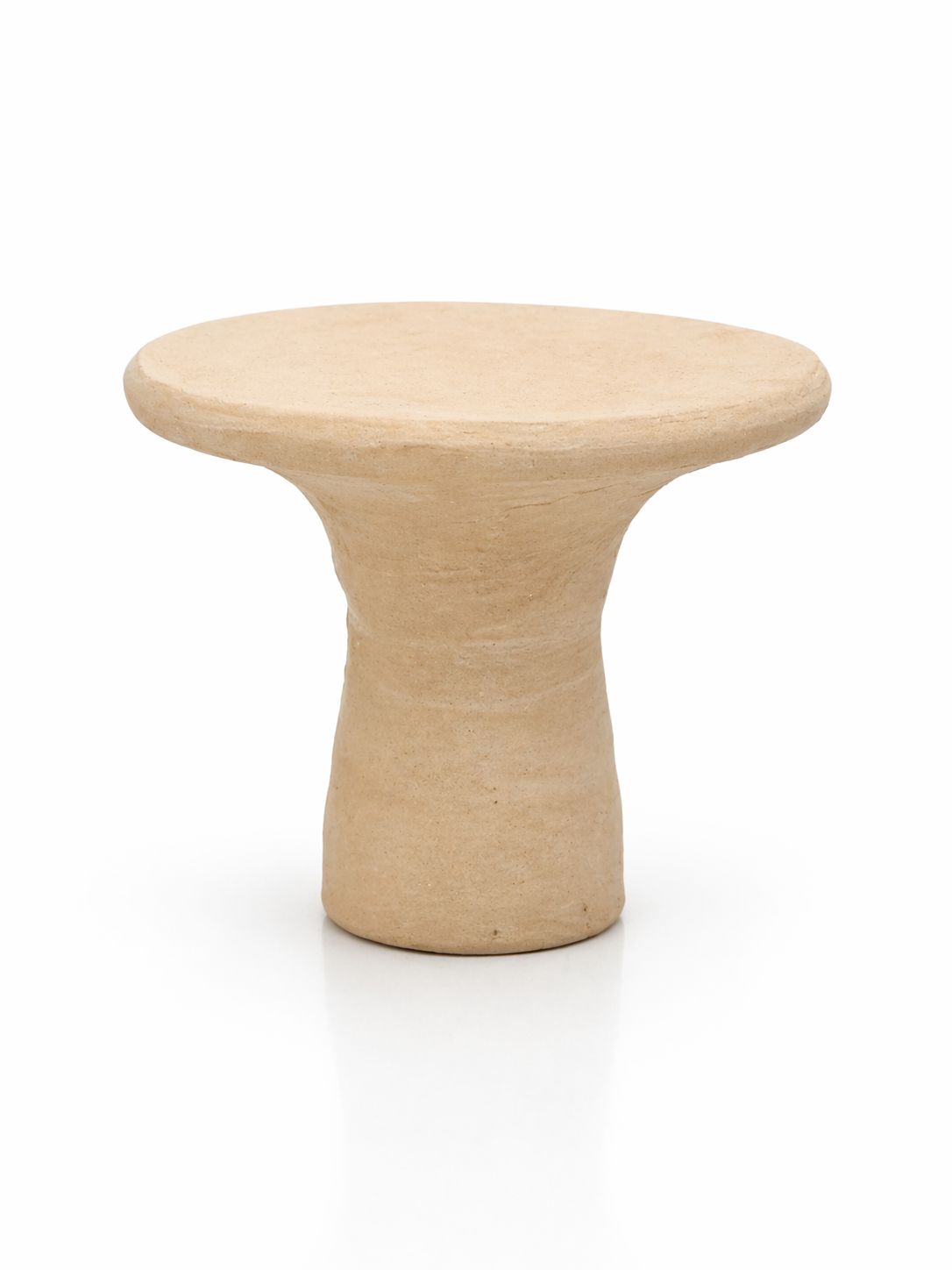 Clay terracotta flat-top Egyptian hookah bowl