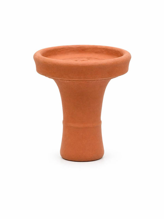 Clay terracotta funnel hookah bowl wide rim