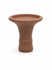 Clay terracotta vortex hookah bowl wide flared rim