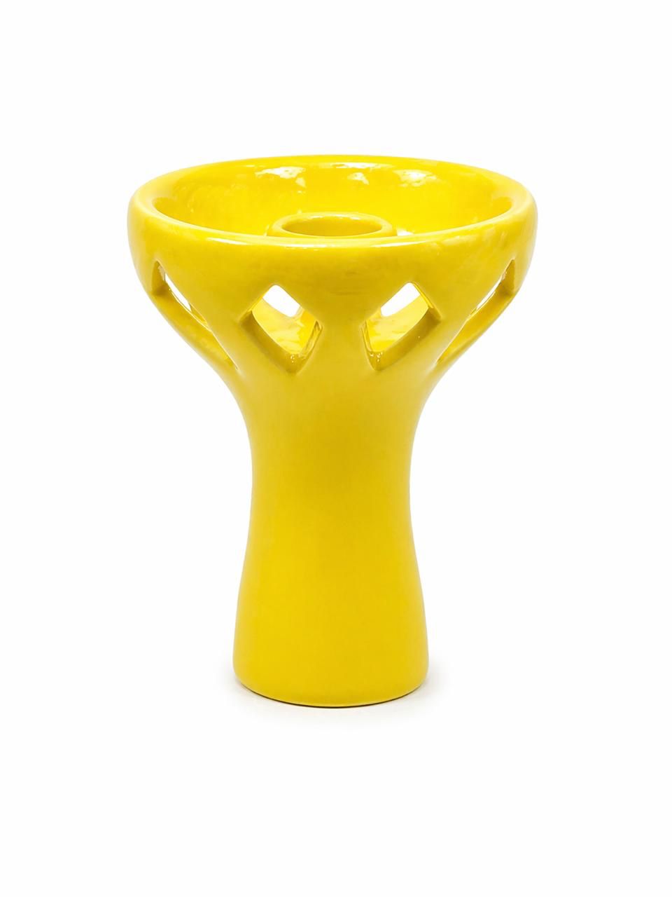 Diamond cutout phunnel hookah bowl red
