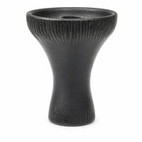 Silicone vortex funnel hookah bowl black