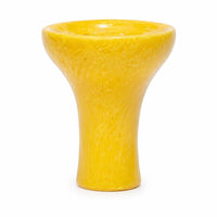 Silicone vortex funnel hookah bowl yellow