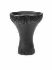 Silicone vortex funnel hookah bowl black