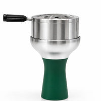 Aluminium hookah bowl with heat management device