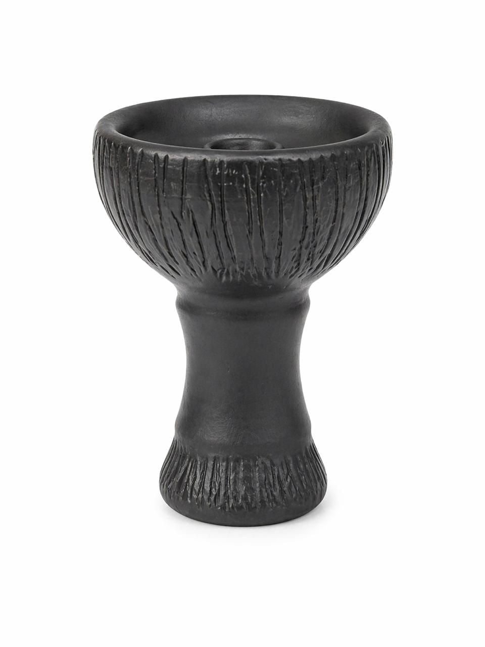 Greek-key hookah bowl matte black