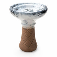 Royal Glaze ceramic hookah bowl Arctic Marble