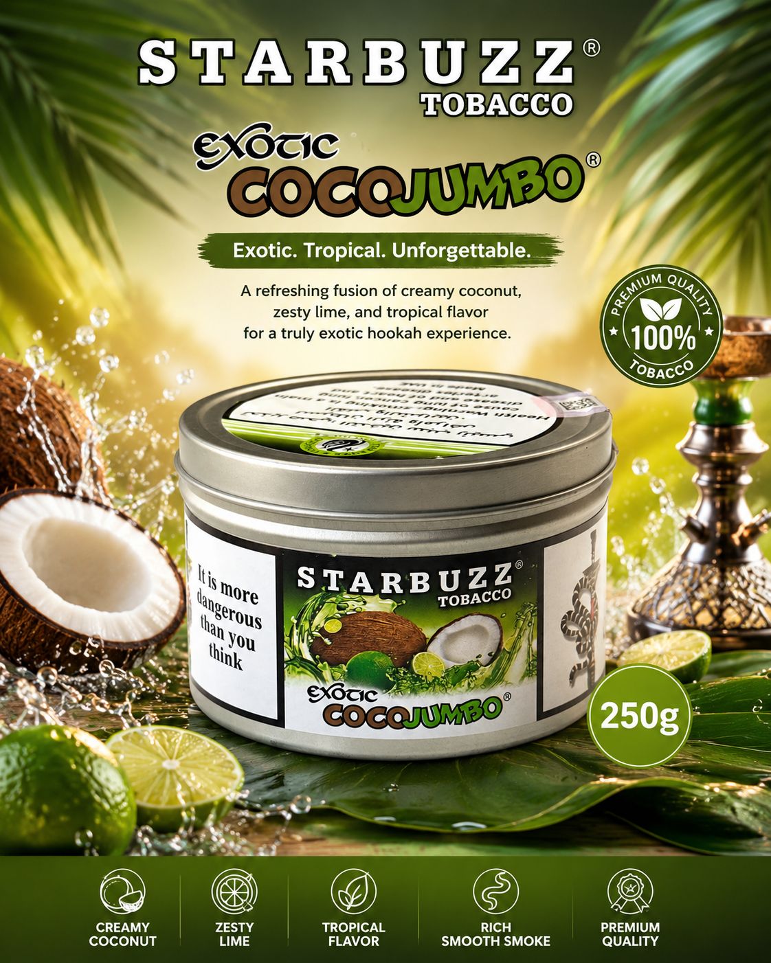 Starbuzz Cocojimbo shisha molasses 250g
