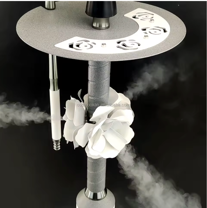 Flower Hookah Lacquer Stainless Steel Shisha Smoke Kit