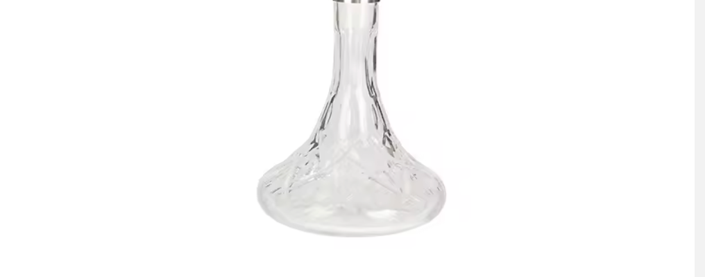 Alloy Hookah Complet Sheesha with clear glass base