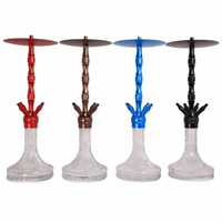Hookah Accessory 4 Hoses Aluminum  Shisha Set