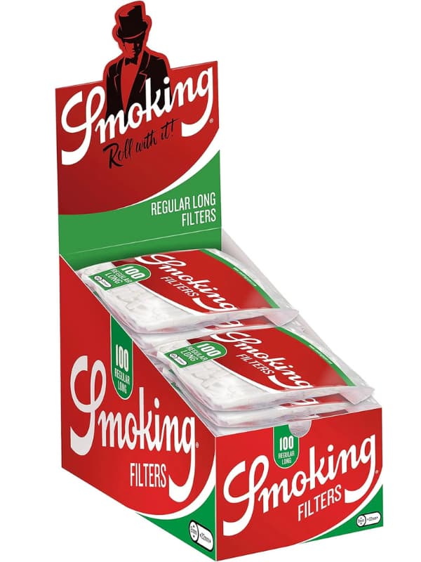 Smoking Classic Slim Long Filter Tips (6mm)