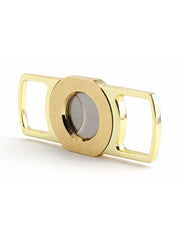 Premium Double Guillotine Cigar Cutter – Gold Finish | Precision Cut
