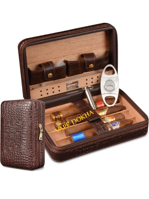 Leather Cigar Humidor