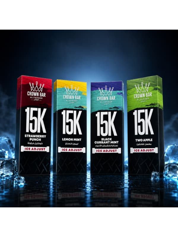 Al Fakher Crown Bar 15K Ice Adjust Disposable Vape