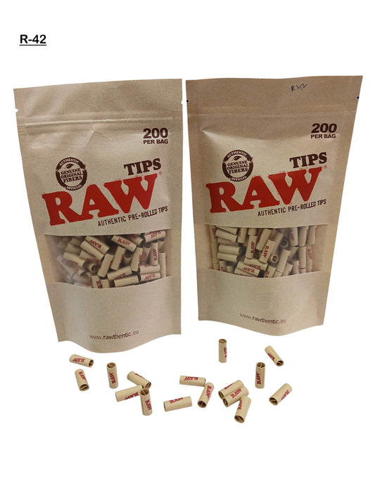 Raw authentic pre rolled tips