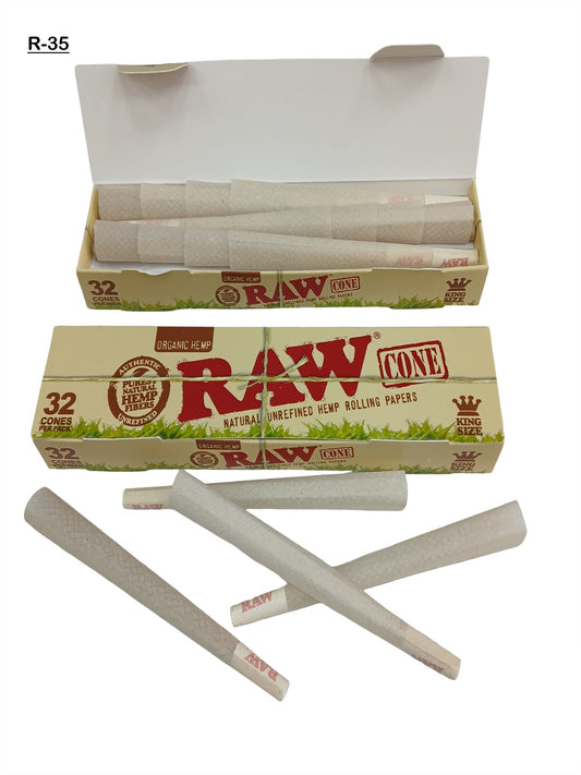 Raw king size natural unrefined hemp rolling paper
