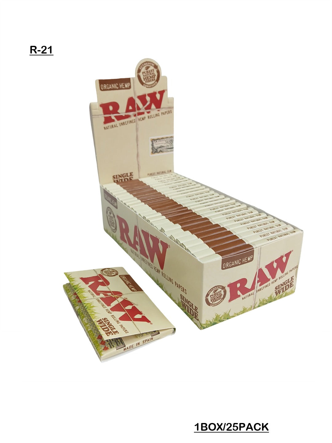 Raw single wide rolling appaer