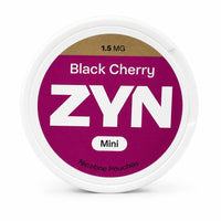 ZYN Black Cherry mini nicotine pouches
