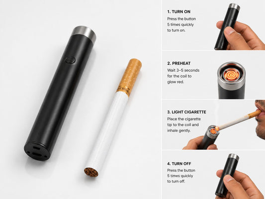 Rechargeable electric USB cigarette lighter