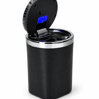 Carbon-fibre lid car ashtray