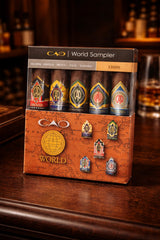 Balmoral Oscar Anejo premium aged cigar 5-pack with dark maduro wrapper