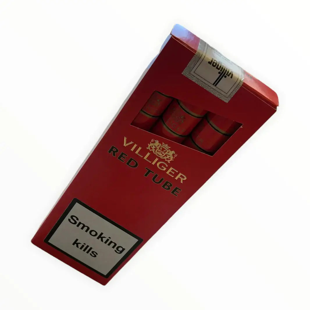 VILLIGER RED TUBE A PACK Of THREE TUBE luxury cigars – Authentic in UAE | VAPE DOKHA UAE