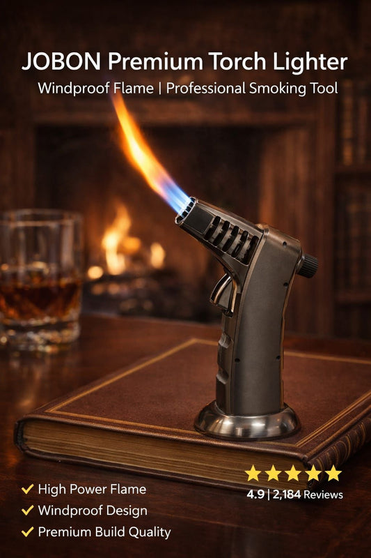 JOBON premium high-power windproof torch lighter