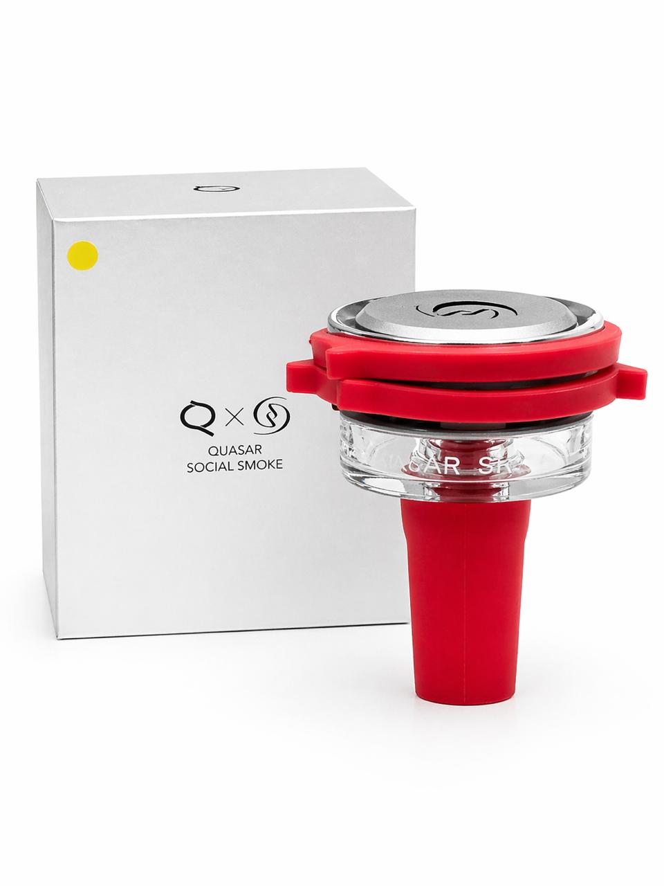 Quasar hookah bowl heat management lid