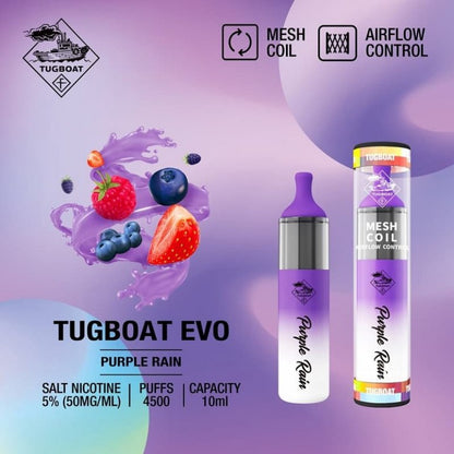 Tugboat EVO Disposable Vape 4500puffs – Authentic in UAE | VAPE DOKHA UAE