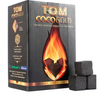 Tom Coco Gold Coconut Charcoal 1kg (72 Cubes)